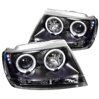 Spyder Jeep Grand Cherokee 99-04 Projector Headlights LED Halo LED Blk - PRO-YD-JGC99-HL-BK - Mammoth Racing -