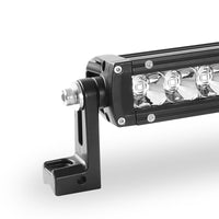 Westin Xtreme LED Light Bar Low Profile Single Row 10 inch Flood w/5W Cree - Black - Mammoth Racing -