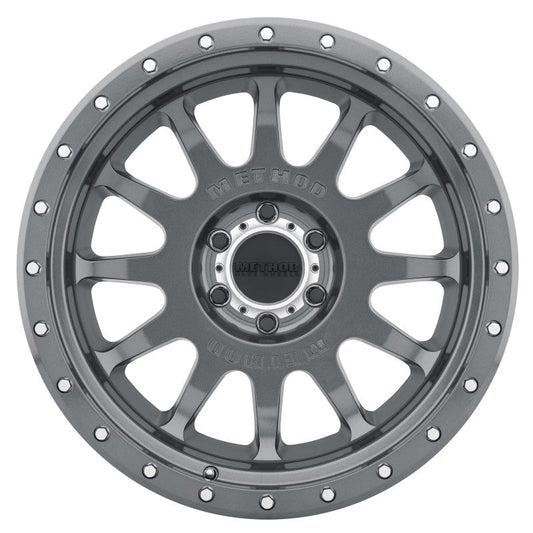 Method Mr605 NV 20x10 -24mm Offset 6x135 87mm CB Gloss Titanium Wheel
