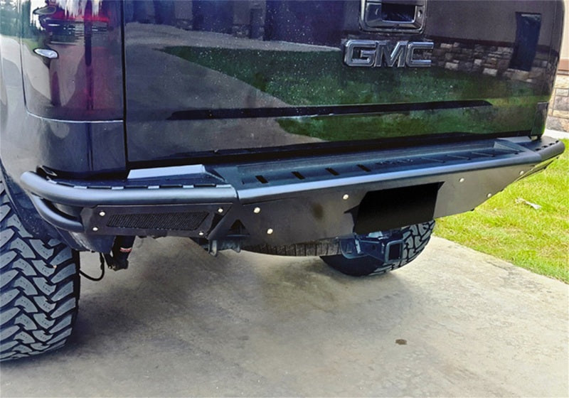 N-Fab RBS-H Rear Bumper 07-13 Chevy-GMC 1500 - Gloss Black - Mammoth Racing -