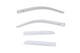 AVS 16-18 GMC Sierra 1500 Ext. Cab Low Profile Color Match Ventvisors 4pc - White Frost Tricoat - Mammoth Racing -