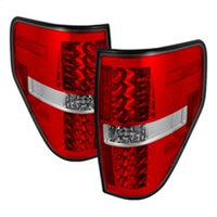 Spyder Ford F150 09-14 LED Tail Lights Red Clear ALT-YD-FF15009-LED-RC - Mammoth Racing -