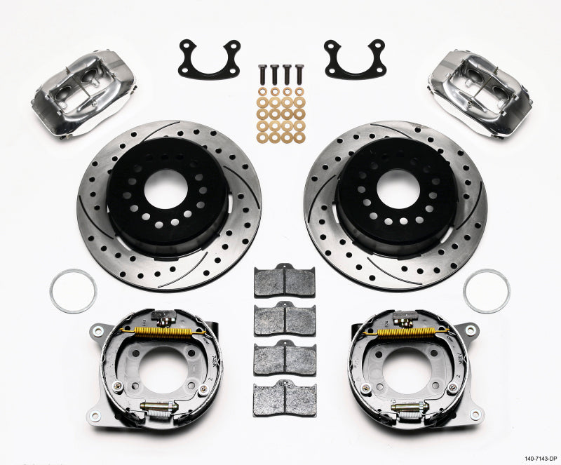 Wilwood Forged Dynalite P/S P-B Kit Drilled Polished Small Ford 2.66in Offset - My Store