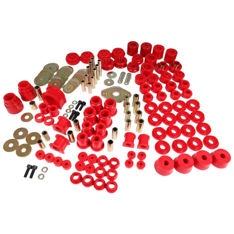 Energy Suspension 98-99 Toyota 4Runner 4WD Red Hyper-flex Master Bushing Set - Mammoth Racing -