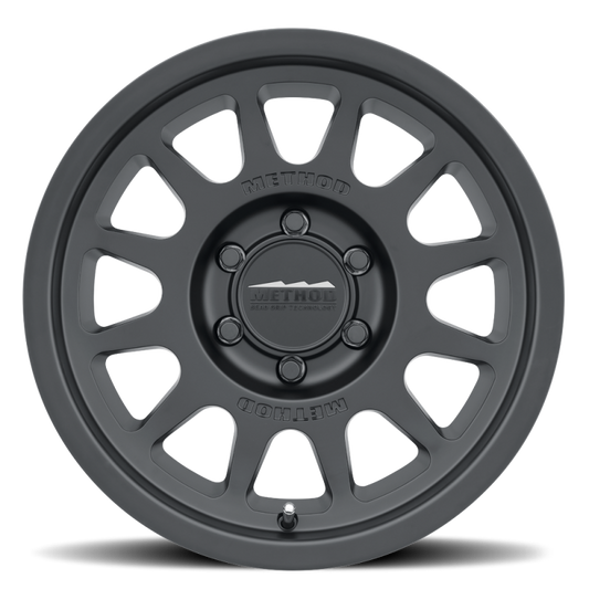 Method Mr703 16x8 0mm Offset 6x5.5 106.25mm CB Matte Black Wheel