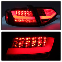 Spyder Audi A4 09-12 4Dr LED Tail Lights LED Model Only - Red Clear ALT-YD-AA409-L-LED-RC - Mammoth Racing -