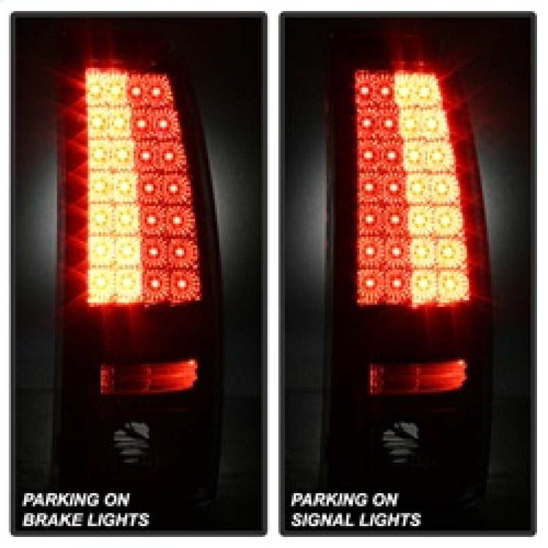 Spyder Chevy Silverado 1500/2500 03-06 (Does Not Fit Stepside)LED Tail Lights Chrm ALT-YD-CS03-LED-C - Mammoth Racing -