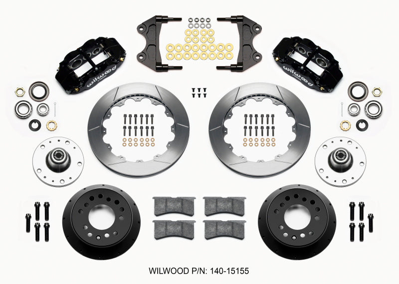 Wilwood Narrow Superlite 6R Front Hub Kit 12.88in WWE ProSpindle (5x4.75in 5x5.00in Hub) - My Store