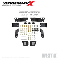 Westin 16-18 Chevy Silverado 1500 Sportsman X Grille Guard - Textured Black - Mammoth Racing -
