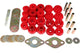 Energy Suspension 96-99 Toyota 4Runner 2WD/4WD Red Body Mount Bushing Set - Mammoth Racing -