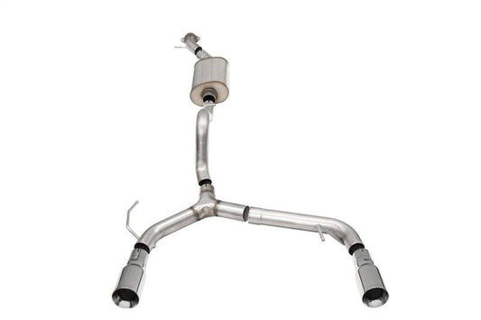 Corsa 21-22 Ford Bronco 2.3L 2-Door 2.75in Cat-Back Dual Rear Exhaust w/4in Straight-Cut Polish Tips - Mammoth Racing -