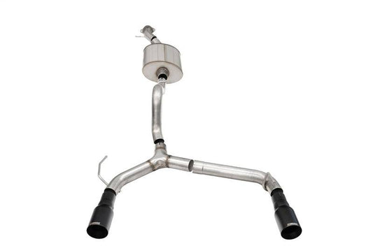 Corsa 21-22 Ford Bronco 2.7L 2-Door 2.75in Cat-Back Dual Rear Exhaust w/ 4in Straight-Cut Black Tips - Mammoth Racing -