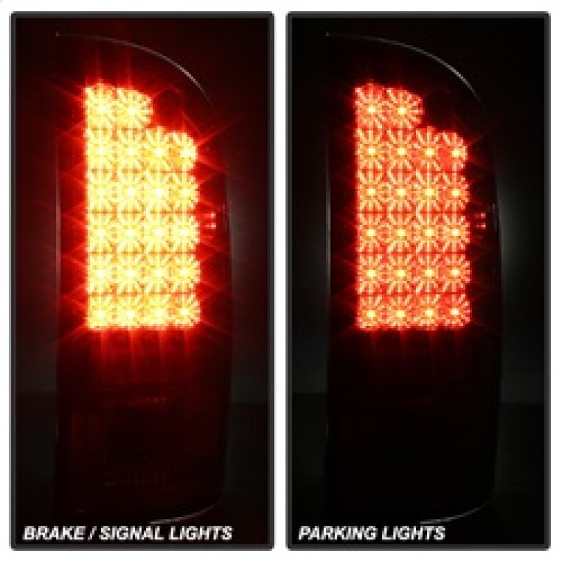 Spyder Dodge Ram 07-08 1500/Ram 07-09 2500/3500 LED Tail Lights Chrome ALT-YD-DRAM06-LED-C - Mammoth Racing -