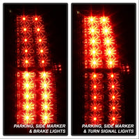 Spyder Chevy Suburban/GMC Yukon/Yukon Denali 07-14 LED Tail Lights Red Clear ALT-YD-CSUB07-LED-RC - Mammoth Racing -