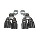 Corsa 16-18 Cadillac ATS 3.6T 4in Inlet / 4in Outlet Twin Black Tip Kit (For Corsa Exhaust Only) - Mammoth Racing -