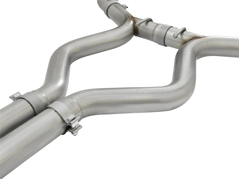 aFe 20-22 Audi RS6 Avant V8 4L (tt) MACH Force-Xp 3in to 2.5in 304 SS Cat-Back Exhaust w/ Black Tip - Mammoth Racing -