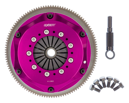 Exedy 1989-1998 Nissan 240sx L4 Hyper Twin Cerametallic Clutch Sprung Center Disc Push Type Cover - Mammoth Racing -