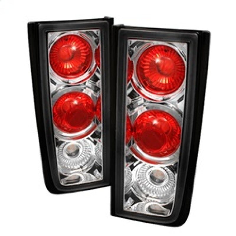 Spyder Hummer H2 01-05 (Non H2T)Euro Style Tail Lights Chrome ALT-YD-HH2-C - Mammoth Racing -