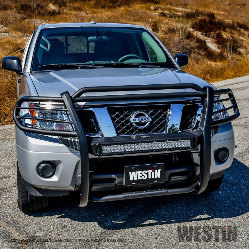 Westin 12-20 Nissan Frontier Sportsman X Grille Guard - Textured Black - Mammoth Racing -