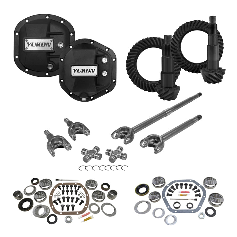 Yukon Master Overhaul Kit Stage 3 Jeep Re-Gear Kit w/Covers Front Axles for Dana 30/44 4.88 Ratio - Mammoth Racing -