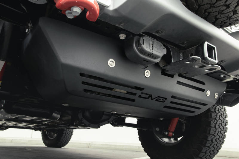 DV8 Offroad 20-22 Jeep Wrangler JL (3.0L Diesel) Rear Diff Skid Plate for Dana 44 - Mammoth Racing -