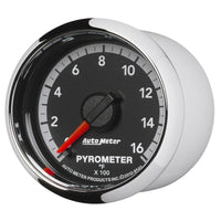 Autometer Gen4 Dodge Factory Match 52.4mm Full Sweep Electronic 0-1600 Deg F EGT/Pyrometer Gauge - My Store