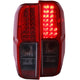 ANZO 2005-2008 Nissan Frontier LED Taillights Red/Smoke - My Store