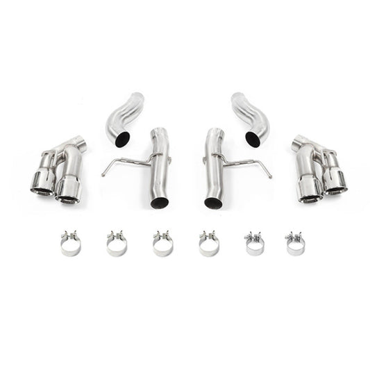 Mishimoto 2016+ Chevrolet Camaro 2.0T Quad-Tip Race Axle-Back Exhaust w/ Polished Tips - Mammoth Racing -