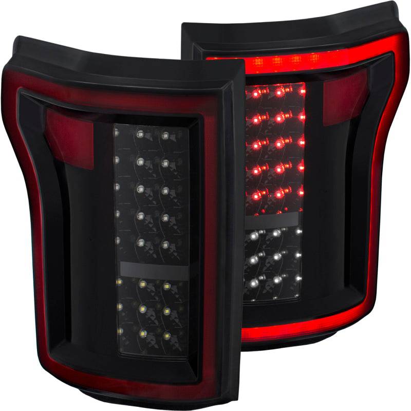 ANZO 2015-2016 Ford F-150 LED Taillights Black - My Store
