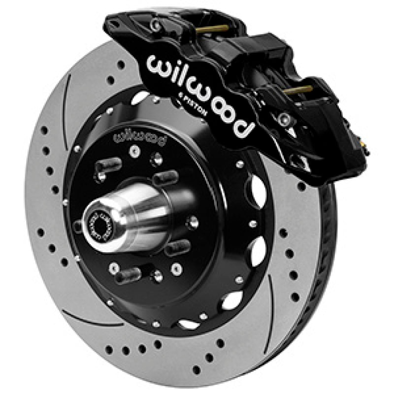 Wilwood Aero6R/ST Front Big Brake Kit 14in D/S Black Powder Coat 79-88 Chevrolet Monte Carlo - My Store