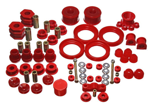 Energy Suspension 96-00 Honda Civic/CRX Red Hyper-Flex Master Bushing Set - My Store