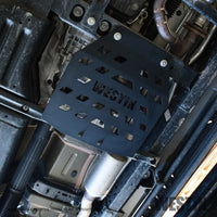 Westin/Snyper 18-21 Jeep Wrangler JL Transfer Case Skid Plate - Textured Black - Mammoth Racing -