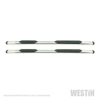 Westin Premier 4 Oval Nerf Step Bars 85 in - Stainless Steel - Mammoth Racing -