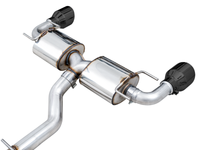AWE Subaru BRZ/ Toyota GR86/ Toyota 86 Touring Edition Cat-Back Exhaust- Diamond Black Tips - Mammoth Racing -