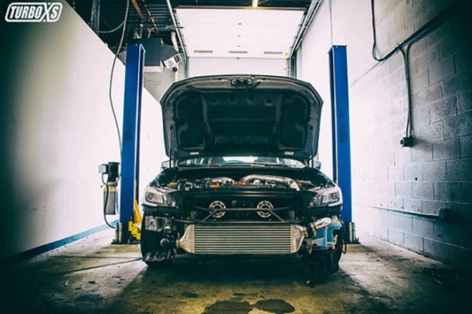 Turbo XS Fmic 2015-2017 Subaru STi - Wrinkle Black Pipes
