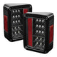 Spyder Jeep Wrangler 07-15 LED Tail Lights Black ALT-YD-JWA07-LED-BK - Mammoth Racing -