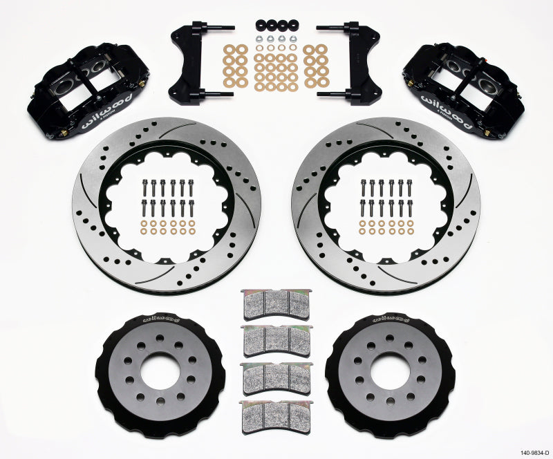 Wilwood Narrow Superlite 6R Front Hat Kit 14.00in Drilled 98-02 Camaro/Firebird - My Store