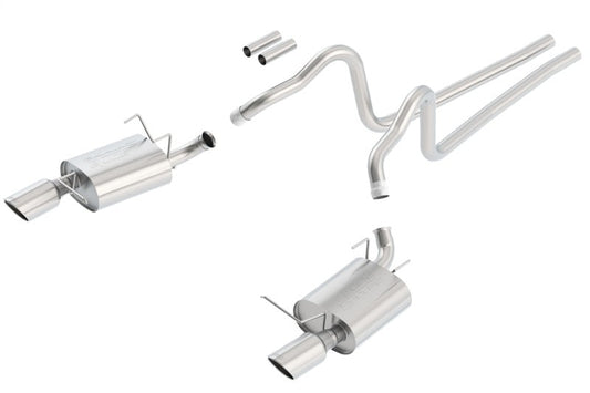 Borla 2011 Ford Mustang 3.7L 6cyl 6spd RWD SS S-Type Catback Exhaust - My Store