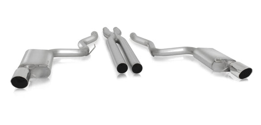 Gibson 15-17 Ford Mustang GT 5.0l 3in Cat-Back Dual Exhaust - Stainless - Mammoth Racing -