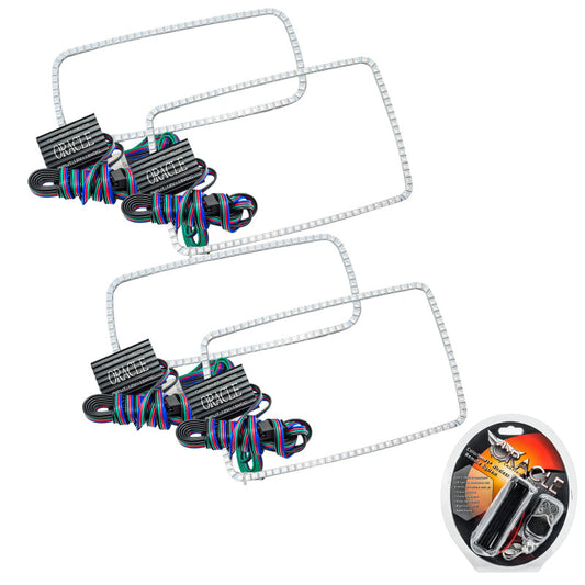 Oracle Ford F250 08-10 Halo Kit - ColorSHIFT - Mammoth Racing -