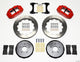 Wilwood Narrow Superlite 6R Front Hat Kit 13.06in Red Nissan 370Z/Fiti G37 - Mammoth Racing -