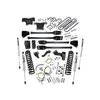 Superlift 08-10 Ford F-250 SuperDuty 4WD Diesel 6in Lift Kit w/ A 4 Link Conversion/Fox 2.0 Shocks - Mammoth Racing -