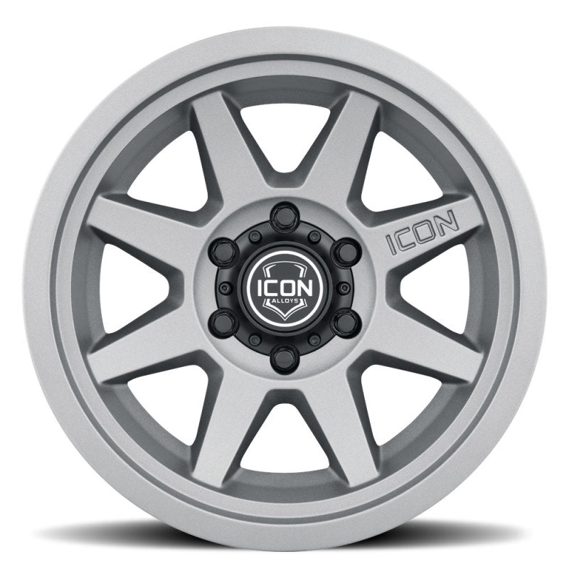 Icon Rebound SLX 17x8.5 6 x 135 6mm Offset 5.75in BS 87.1mm Bore Charcoal Wheel - Mammoth Racing -