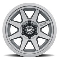 Icon Rebound SLX 17x8.5 6 x 135 6mm Offset 5.75in BS 87.1mm Bore Charcoal Wheel - Mammoth Racing -