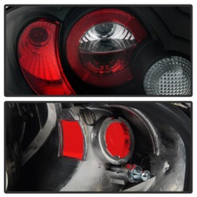 Spyder Audi TT 00-06 Euro Style Tail Lights Black ALT-YD-ATT99-BK - Mammoth Racing -