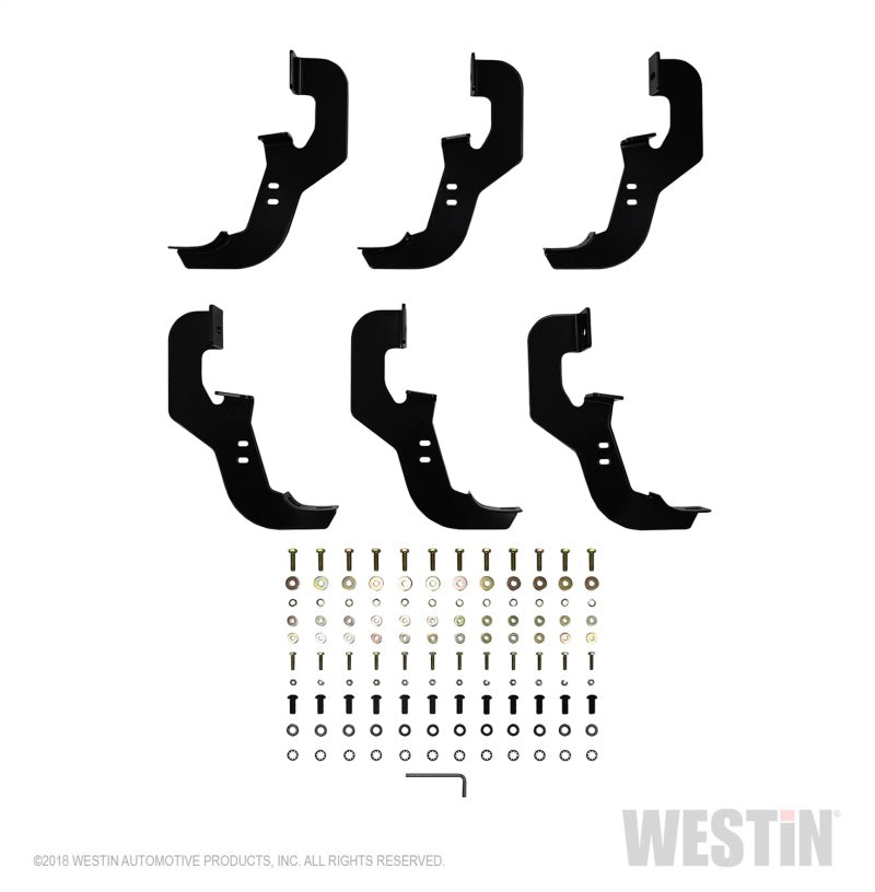 Westin 2019 Chevrolet Silverado/Sierra 1500 Crew Cab Non LD PRO TRAXX 5 Oval Nerf Step Bars - SS - Mammoth Racing -