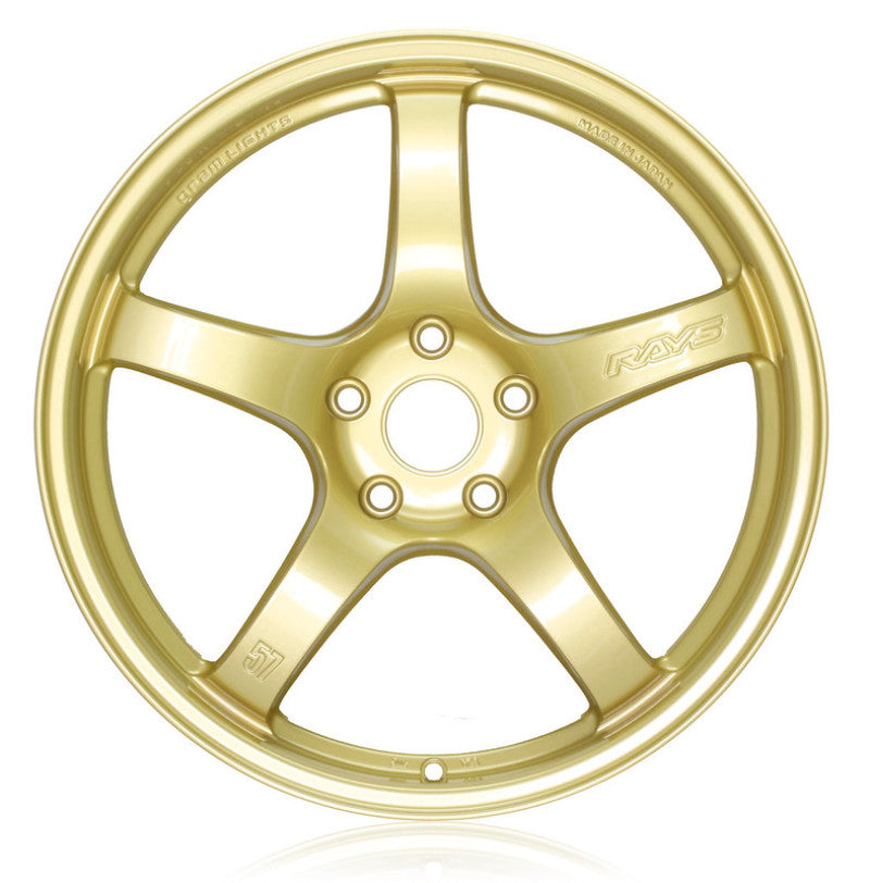 Gram Lights 57cr 17x9 +38 5x100 E8 Gold Wheel (Min Order Of 20) - Mammoth Racing -