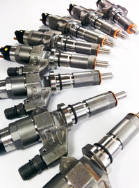 DDP Duramax 01-04 LB7 Brand New Injector Set - 50 (25% Over) - Mammoth Racing -