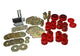 Energy Suspension 18-20 Jeep Wrangler JL Body Mount Set With Hardware - Red - Mammoth Racing -