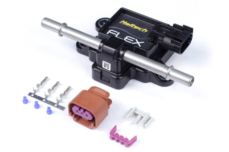 Haltech Flex Fuel Composition Sensor for 3/8 (GM Spring Lock) Fittings (Incl Plug & Pins) - Mammoth Racing -